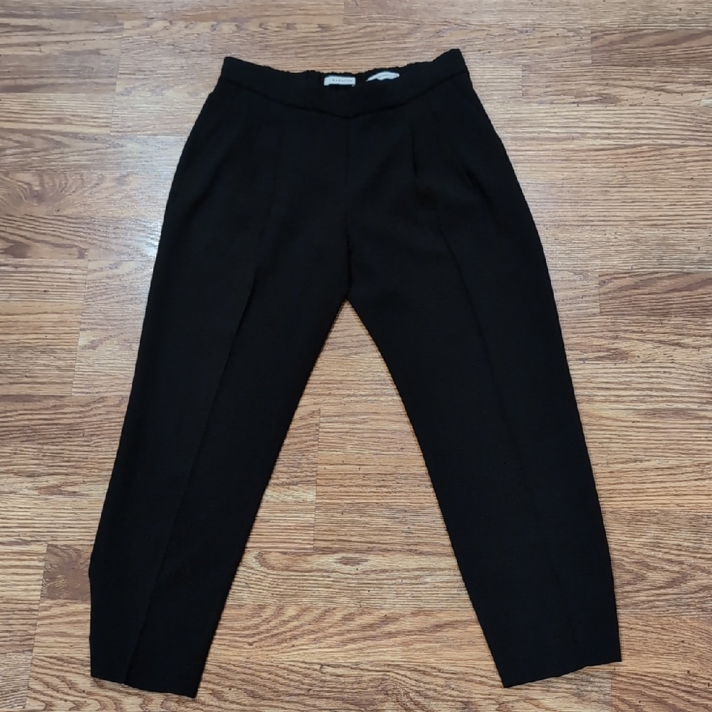 Babaton Black Dress Cropped Pants with Relaxed Fit